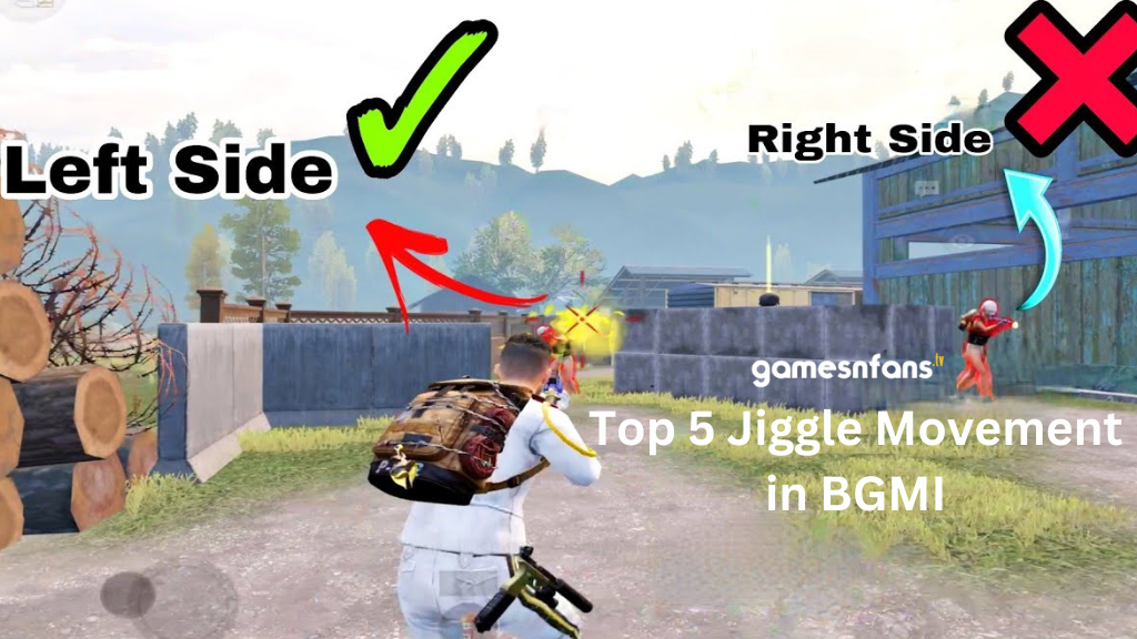 Top 5 Jiggle Movement in BGMI