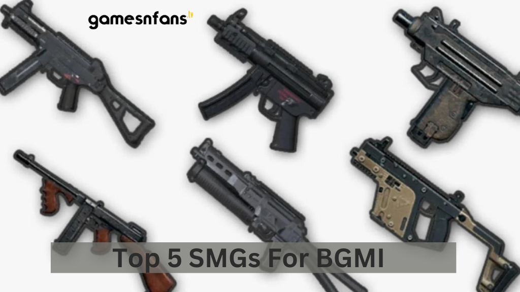 Top 5 SMGs For BGMI
