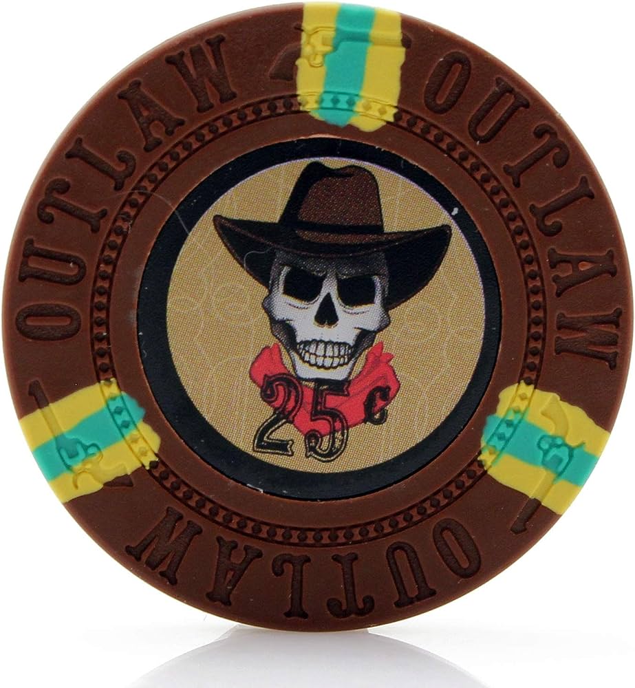 Outlaw Poker chip