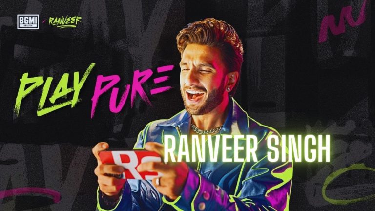 RANVEER SINGH partners with BGMI as a brand ambassdor by Krafton