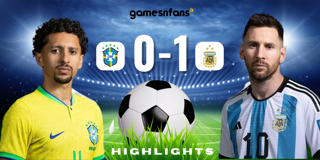 Argentina Beats Brazil 1-0 in FIFA World Cup 2026 Qualifier.