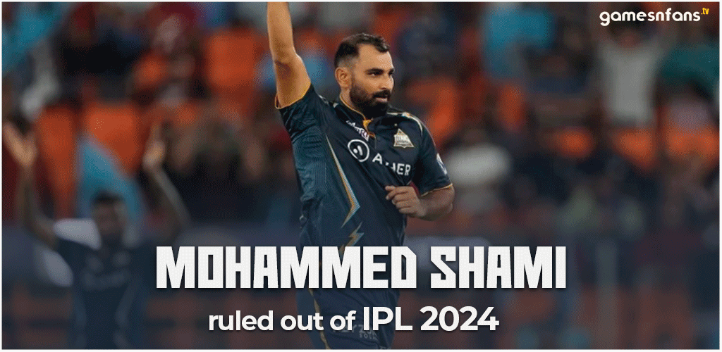 Mohammed Shami ruled out of IPL 2024