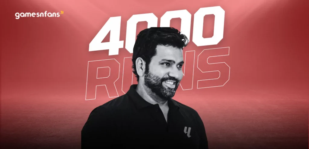 Rohit Sharma Complete 4000 Runs