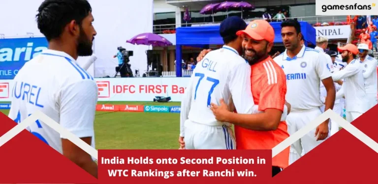 WTC- Points -Table- after -Ranchi -win