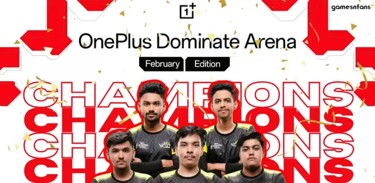 BGMI OnePlus Dominate Arena