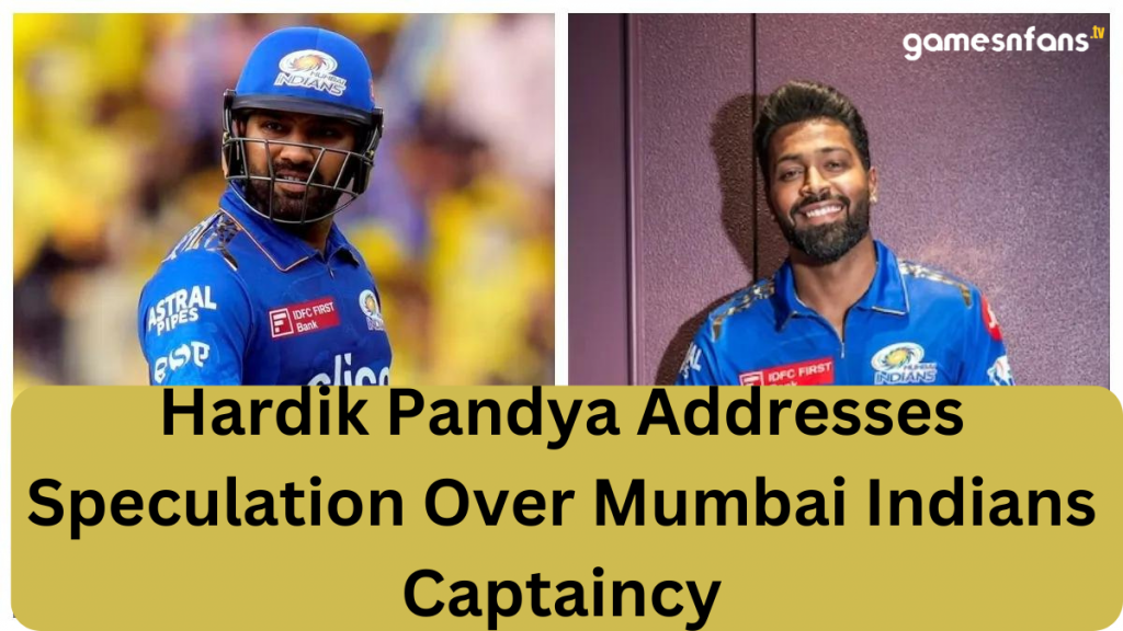 Hardik- Pandya Addresses- Speculation -Over Mumbai- Indians- Captaincy