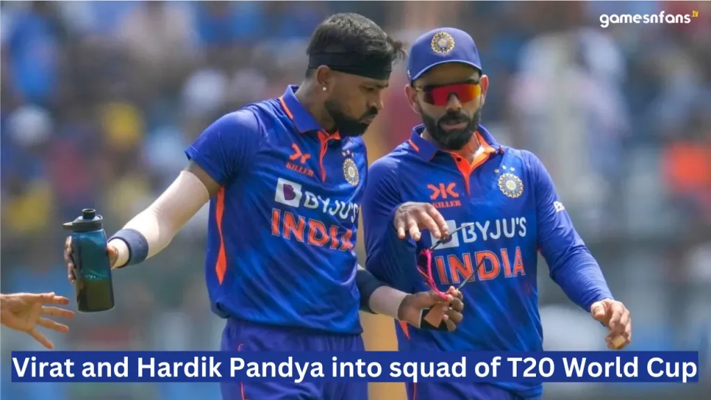 Virat -and -Hardik Pandya- into -squad- of -T20- World- Cup