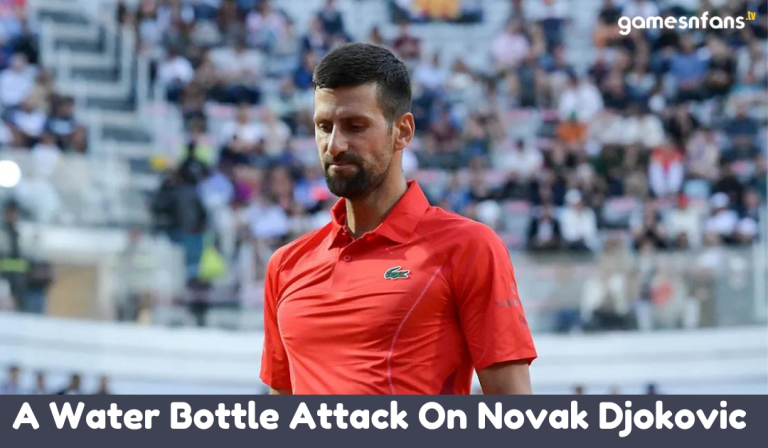 A Water Bottle Attack On Novak Djokovic