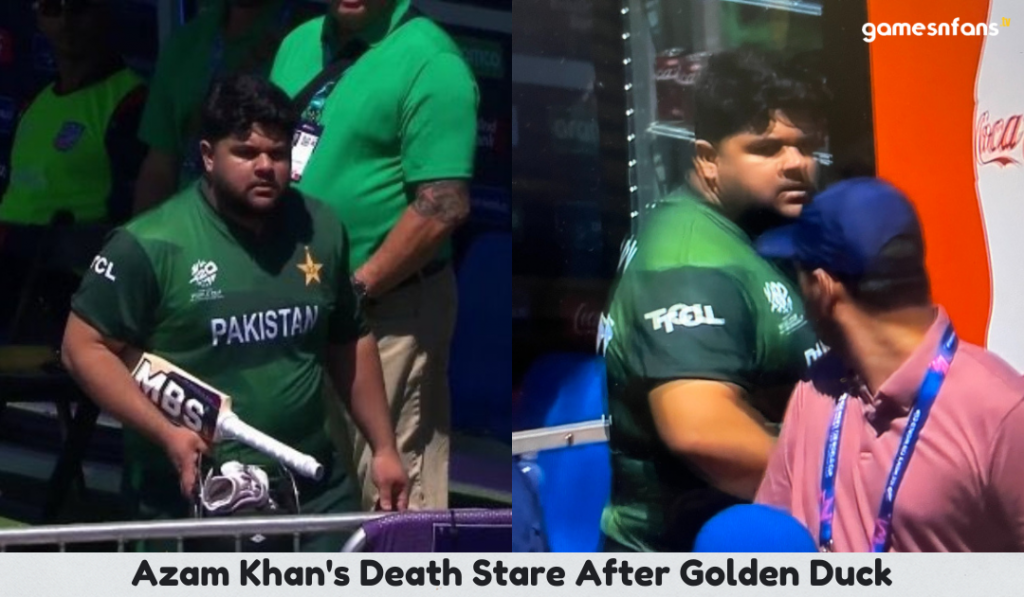 Azam Khan death stare