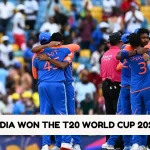 INDIA WON THE T20 WORLD CUP 2024