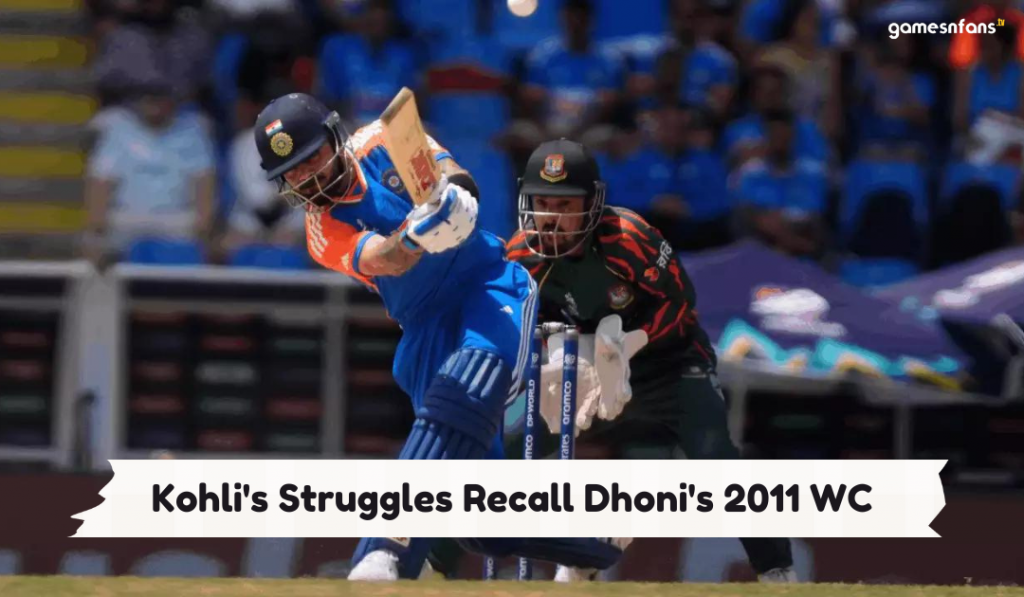 Kohli's Struggles Recall Dhoni's 2011 WC