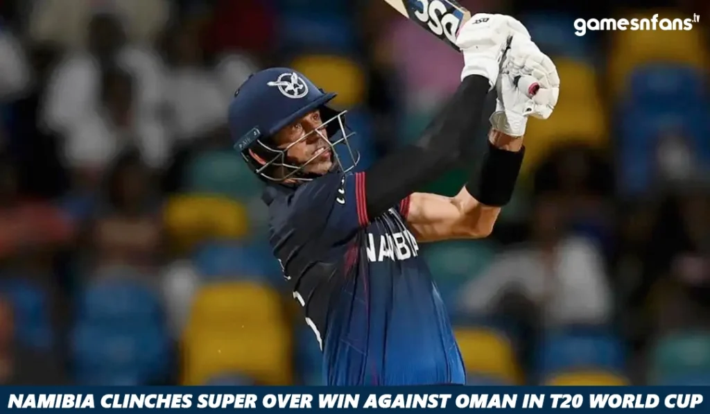 Namibia Clinches Super Over Win Against Oman in T20 World Cup
