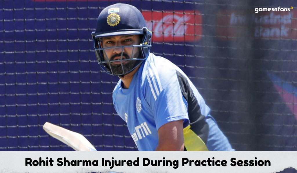 Rohit Sharma Injured During Practice Session
