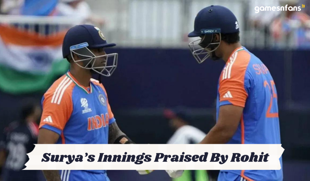 Surya’s Innings Praised By Rohit