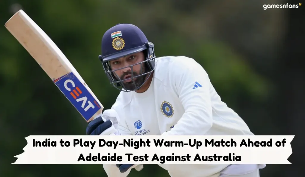 India to Play Day-Night Warm-Up Match Ahead of Adelaide Test Against Australia